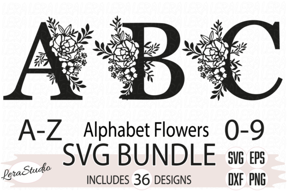 Alphabet Numbers Flowers: Graphics & Illustrations Review