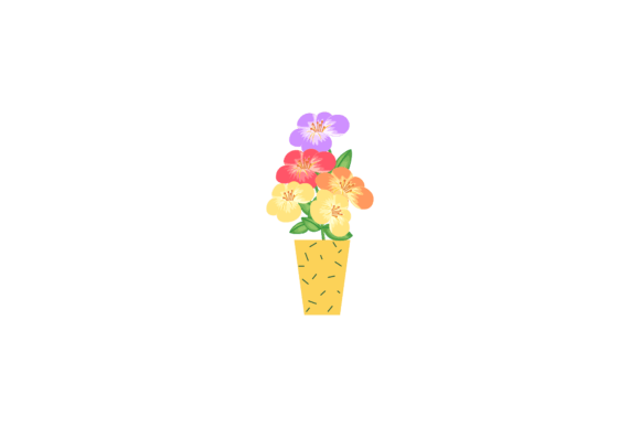 Beautiful Colorful Flowers: Graphics and Illustrations