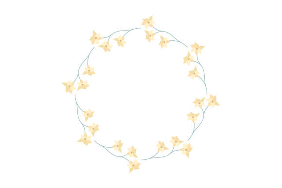 Classical Flowers Frame Isolated Review