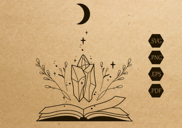 Crystal with Flowers: Graphics & Illustrations Review