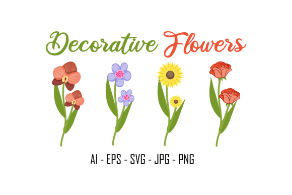 Decorative Flowers Graphics Freebies Review