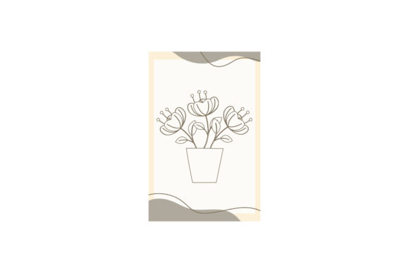 Flowers Card Nature Modern Graphics and Illustrations Review