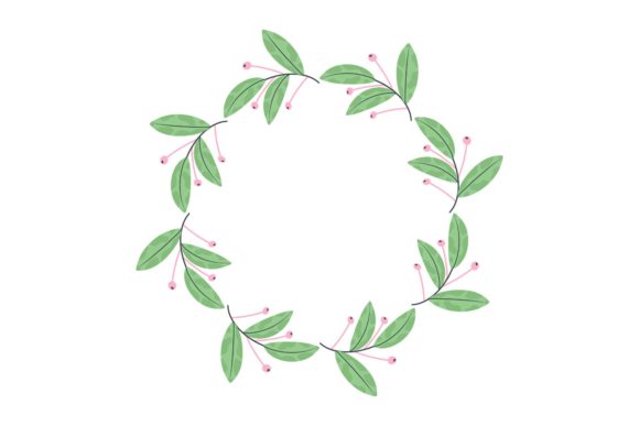 Flowers Design Frame Isolated: Graphics & Illustrations Review