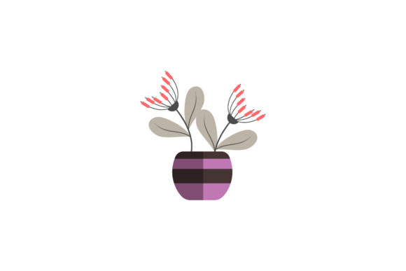 Flowers Plant Design Graphics for Modern Illustrations