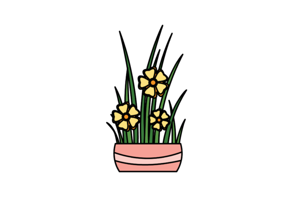 Hand Drawn Plant Flowers Graphics for Editorial & Illustrations