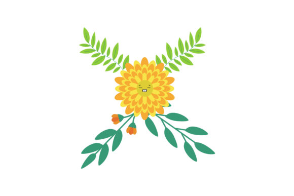 Kawaii Baby Doodle Flowers Kid Graphics and Illustrations Review