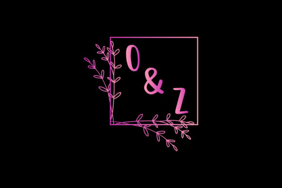Luxury Monograms Flowers Elegant Graphics and Illustrations Review