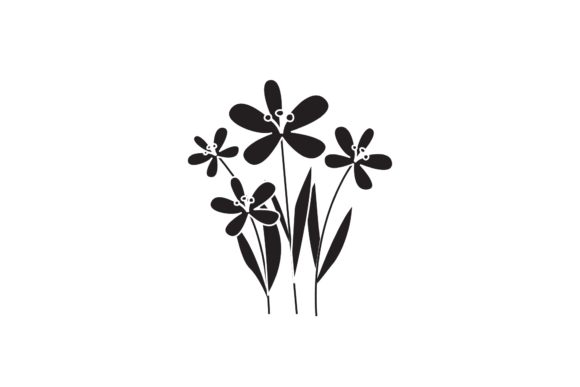 Many Black Flowers: Graphics and Illustrations