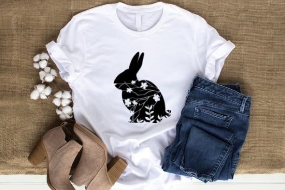 Rabbit with Flowers: Graphics & Illustrations Review